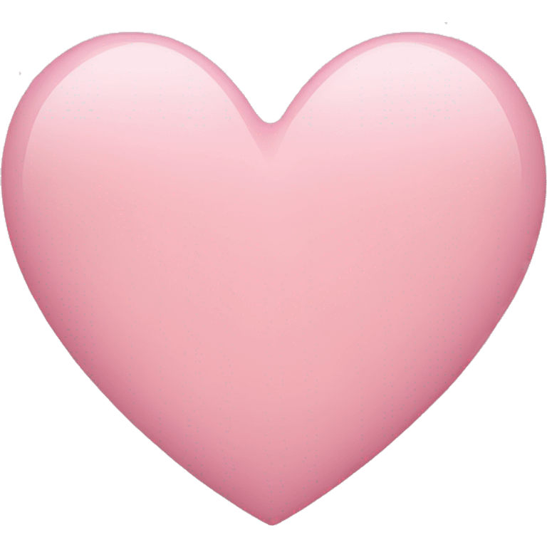 Light pink heart emoji