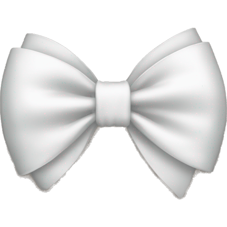 White bow emoji