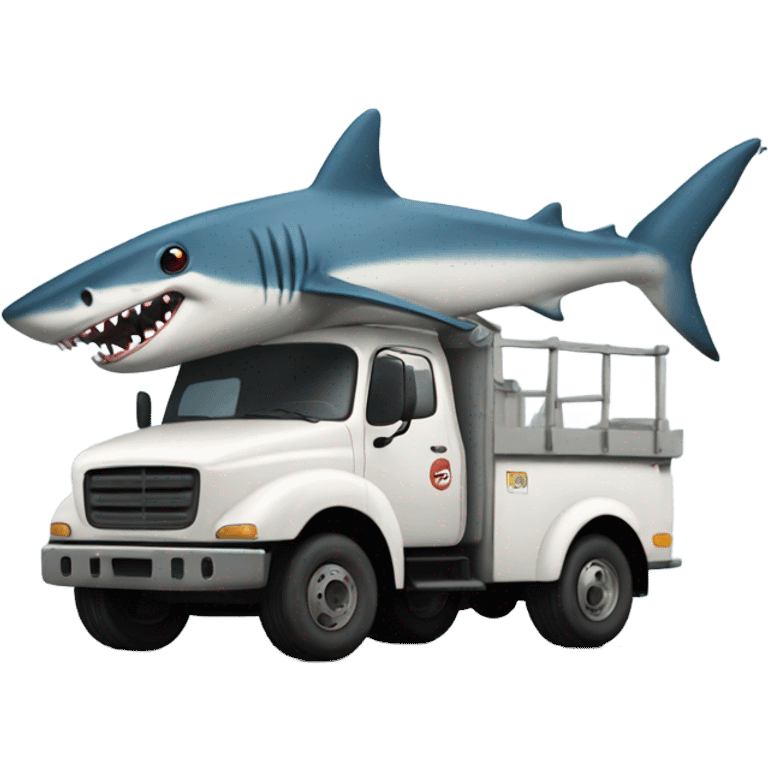 shark truck emoji