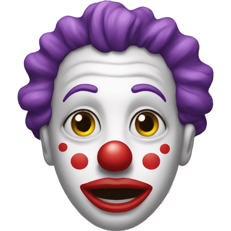 a clown with a t-shirt with Nessa written on it emoji