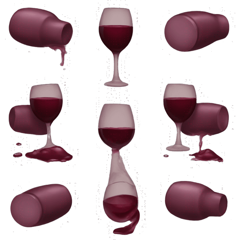 Wine red emoji