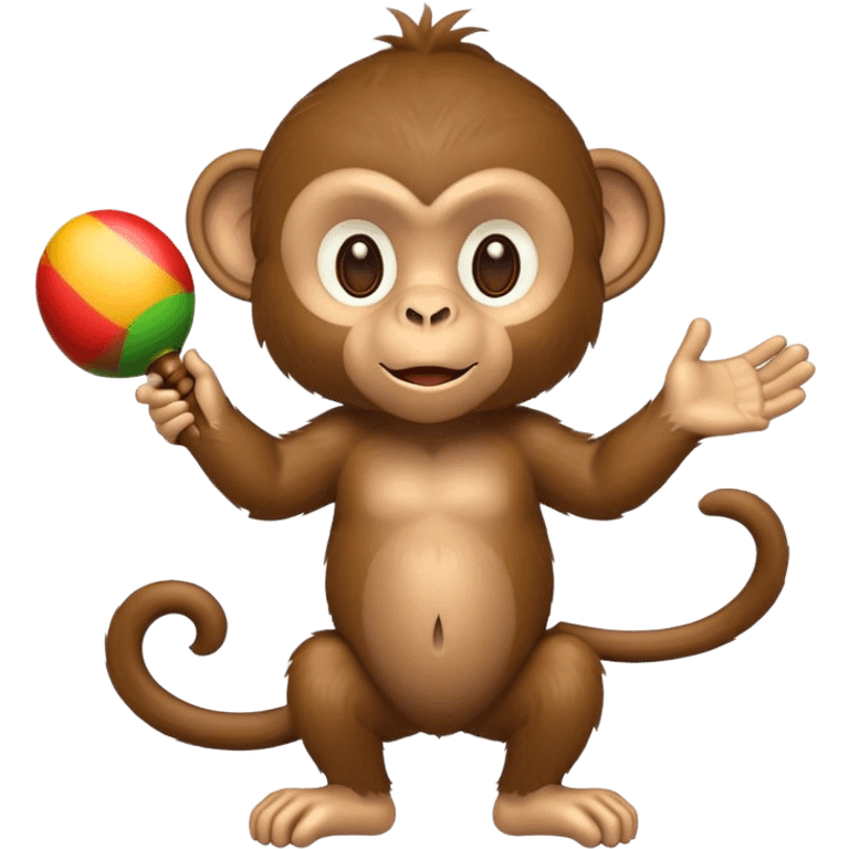 monkey with maracas emoji