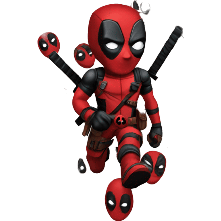 Happy Deadpool emoji