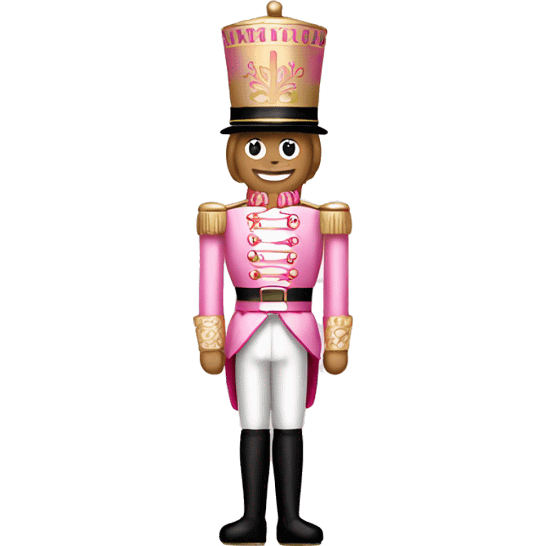 Light pink nutcracker emoji