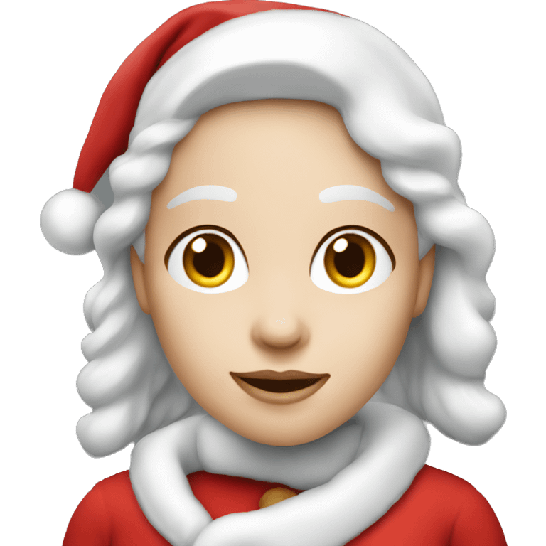 Wife’s Santa claus - white skin emoji