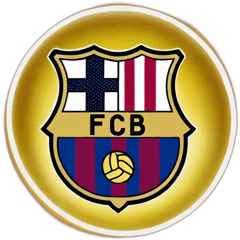 Fútbol club barcelona emoji