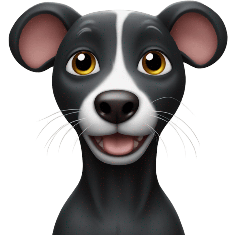 black rat dog emoji