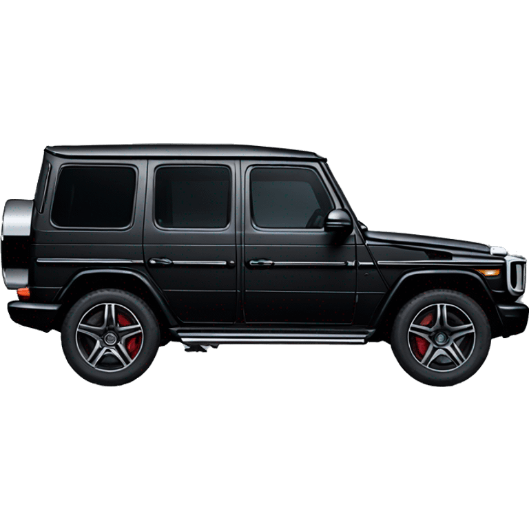 Black Mercedes g wagon emoji