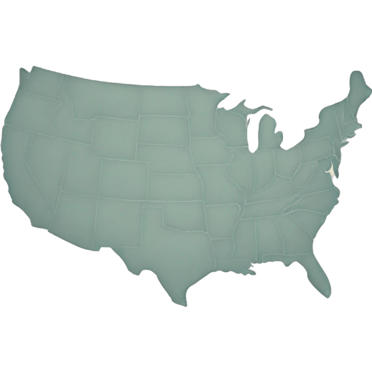 Map of the usa emoji