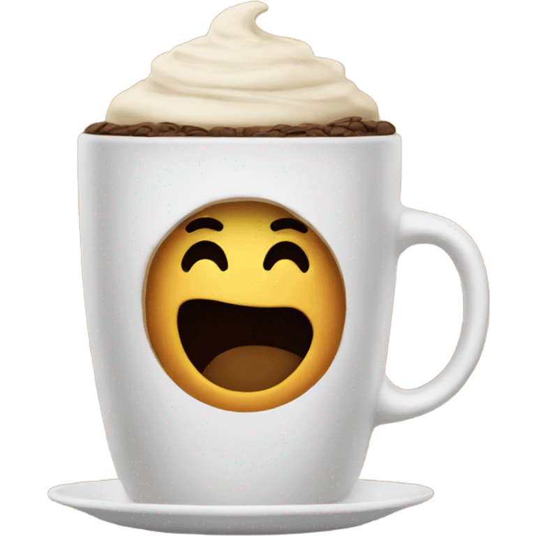 coffe inside a copo americano emoji