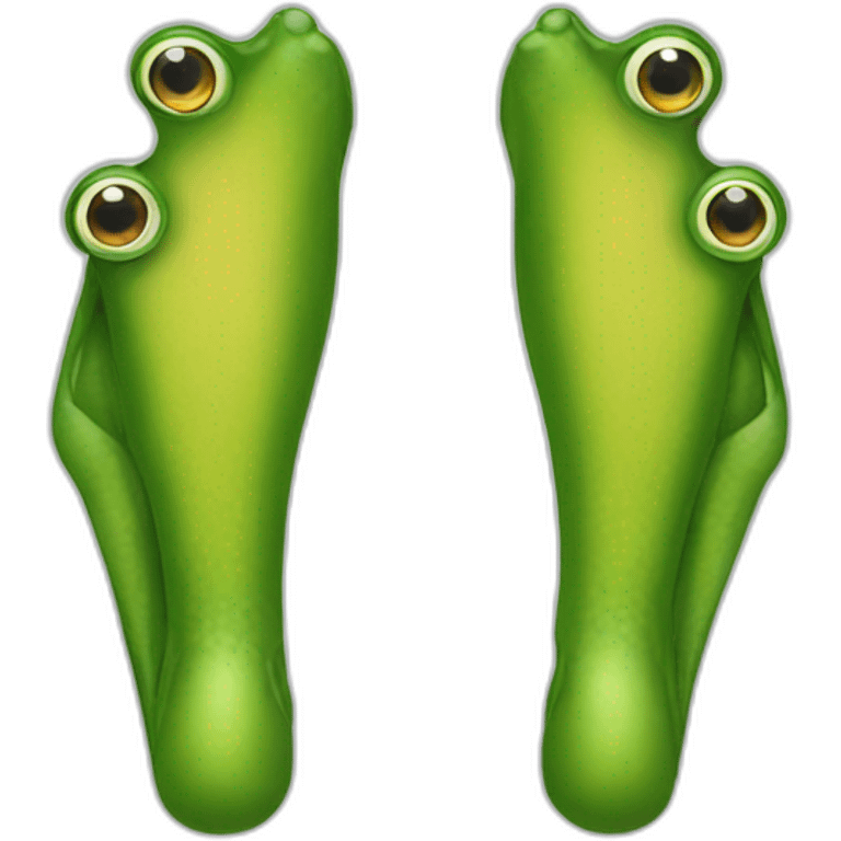 Leg of a frog emoji