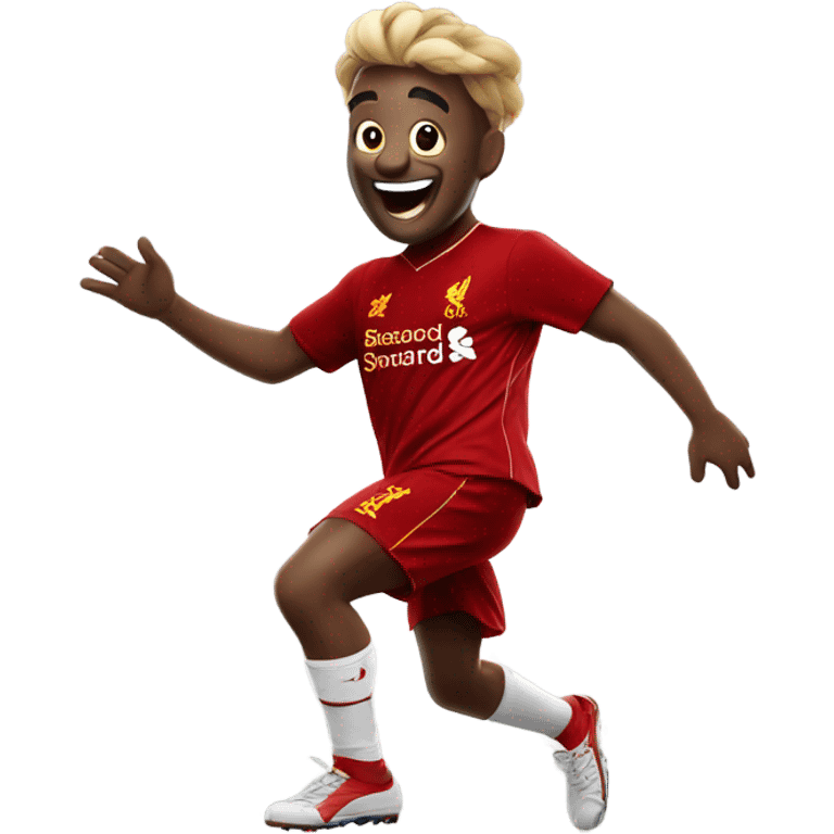 Liverpool FC mascot dancing  emoji