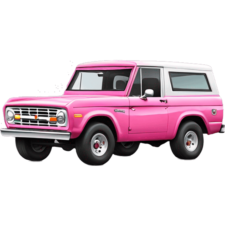 pink ford bronco emoji