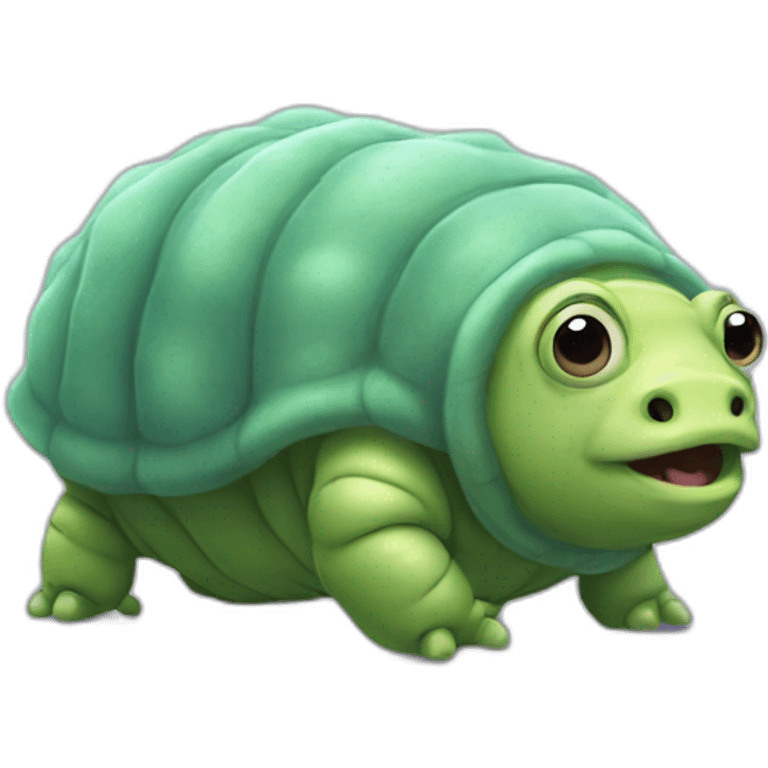 tardigrade with shrek face emoji