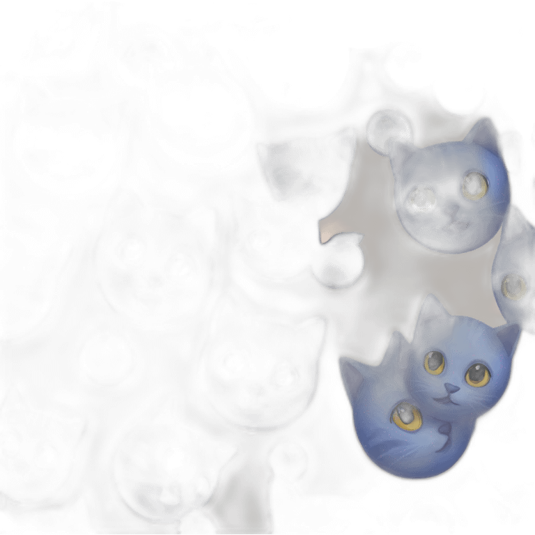 Cats if they were blueberries emoji