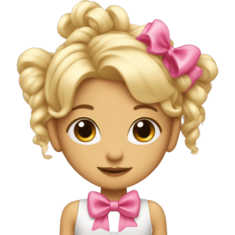 Cute coquette bow  emoji