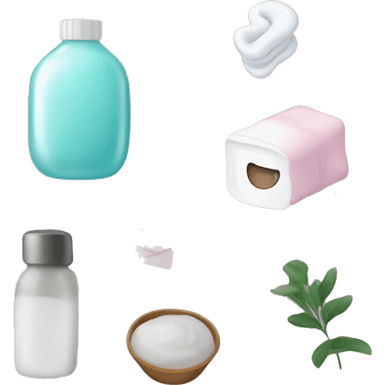 Self care items  emoji