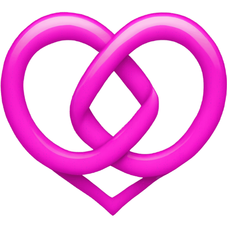 Infinity love pink  emoji