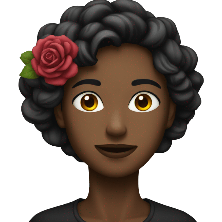 black rose emoji