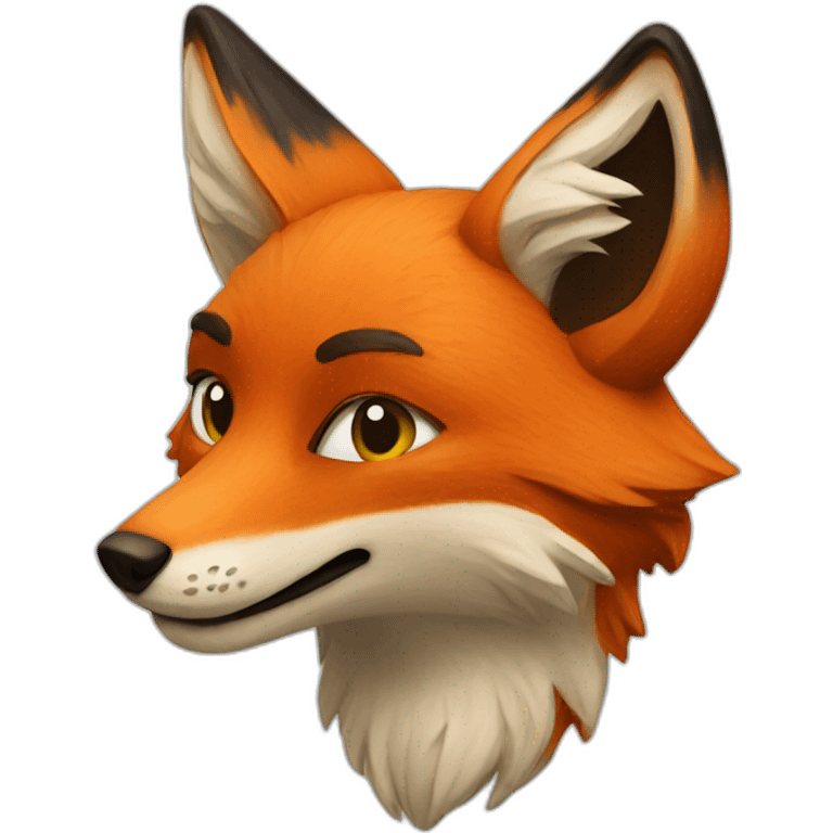 stoned fox emoji