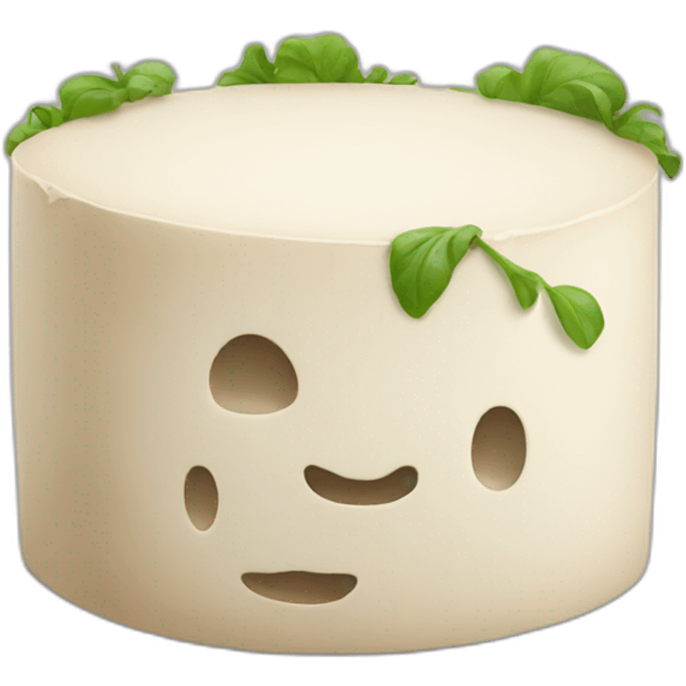 round tofu emoji