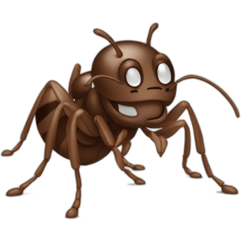 ant smiling emoji