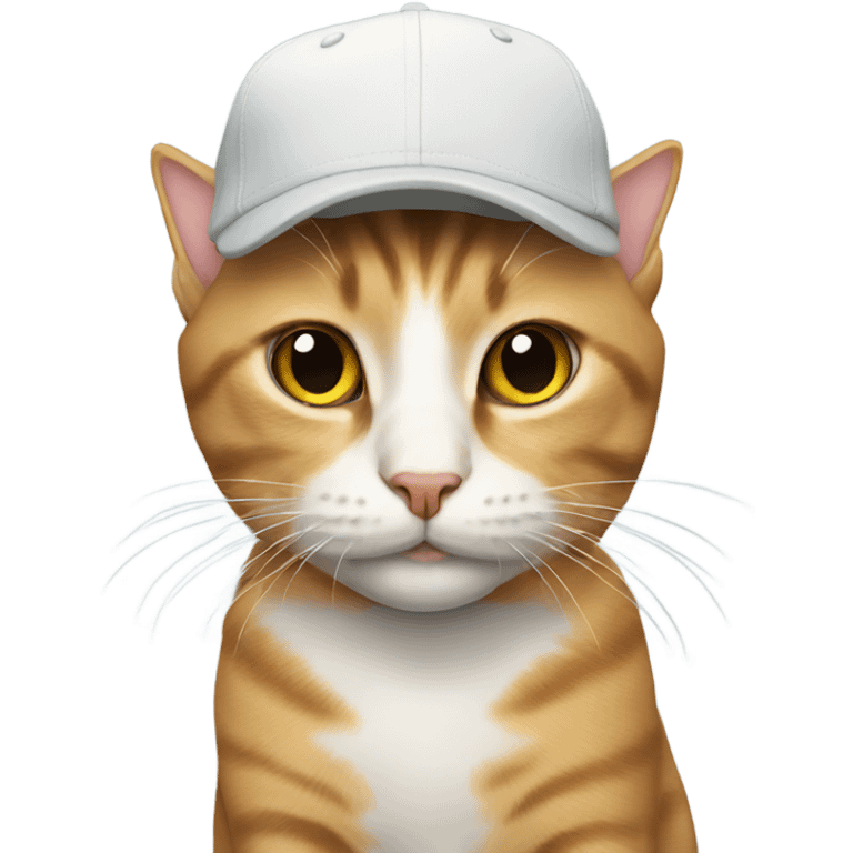 Cat in a cap emoji