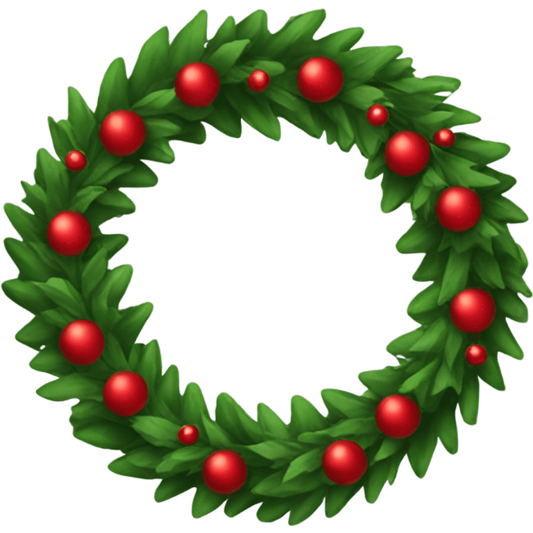 christmas wreath  emoji