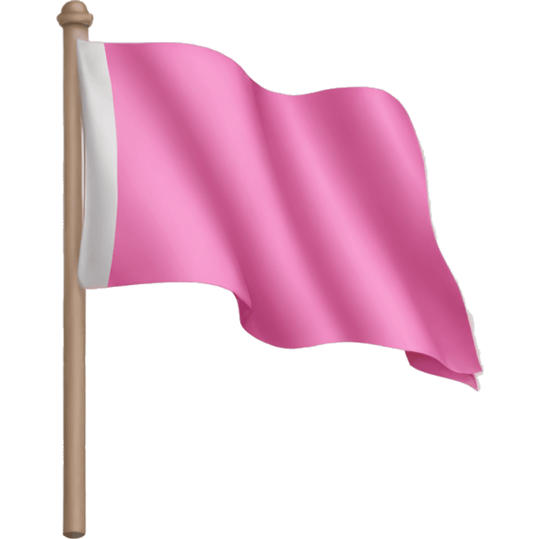 Pink flag emoji