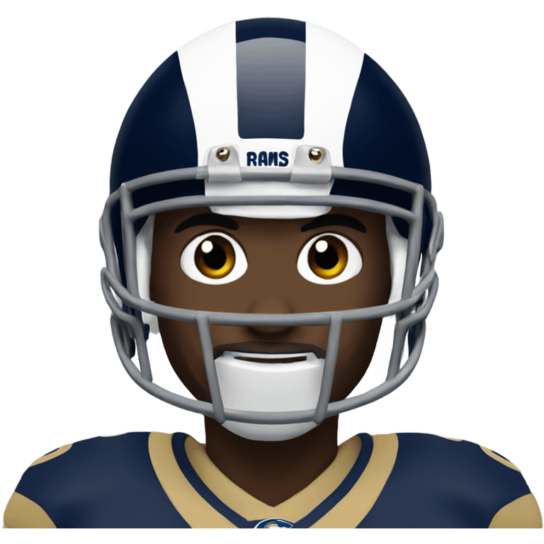 Rams player  emoji