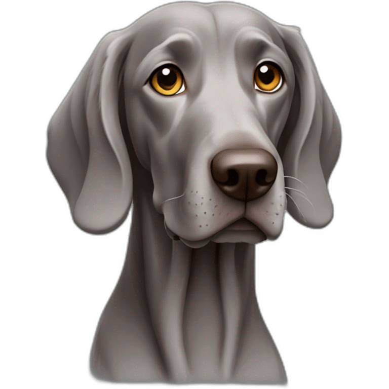 longhair weimaraner emoji