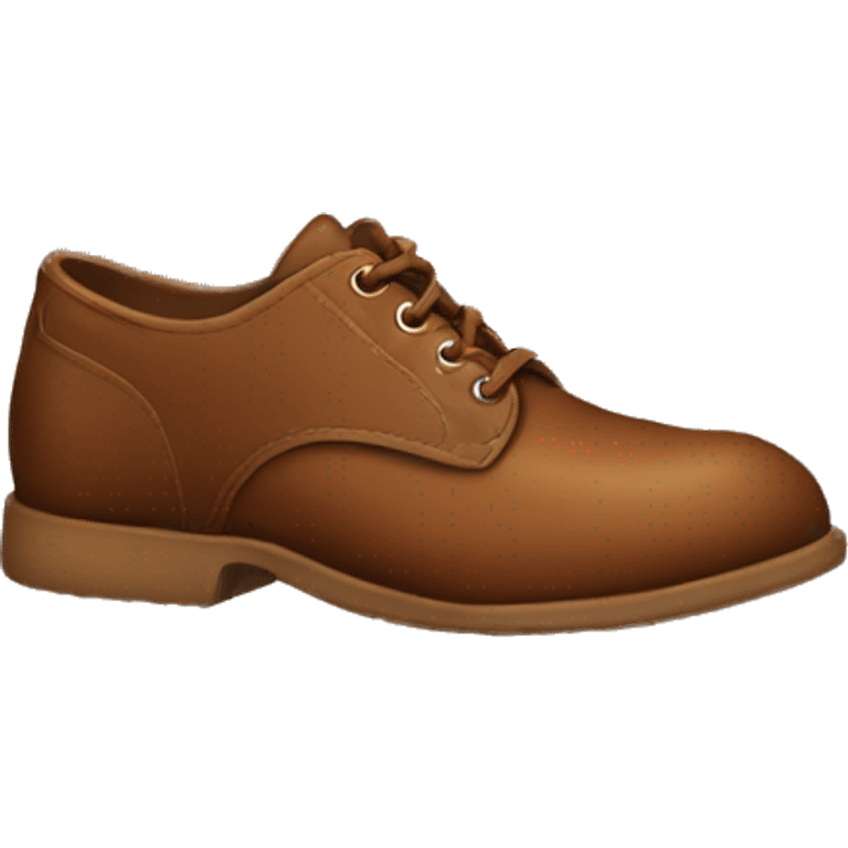 Brown shoes emoji