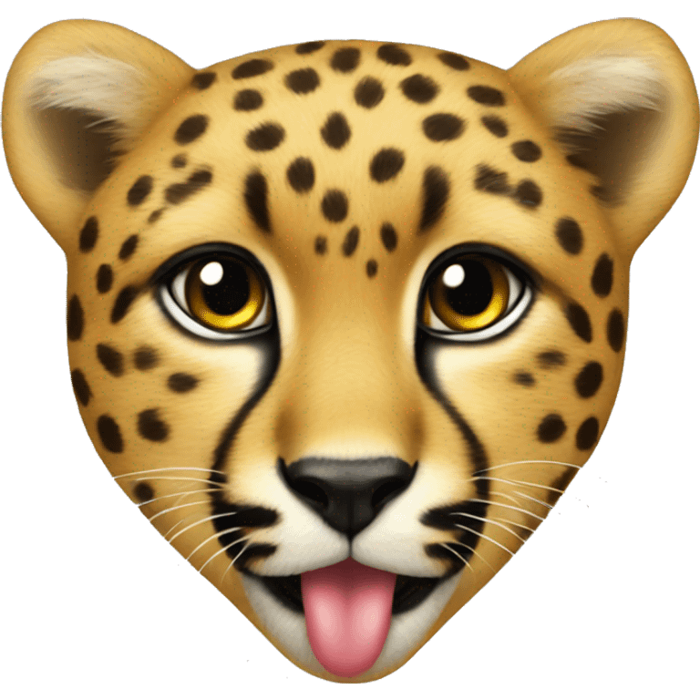 cheetah heart emoji