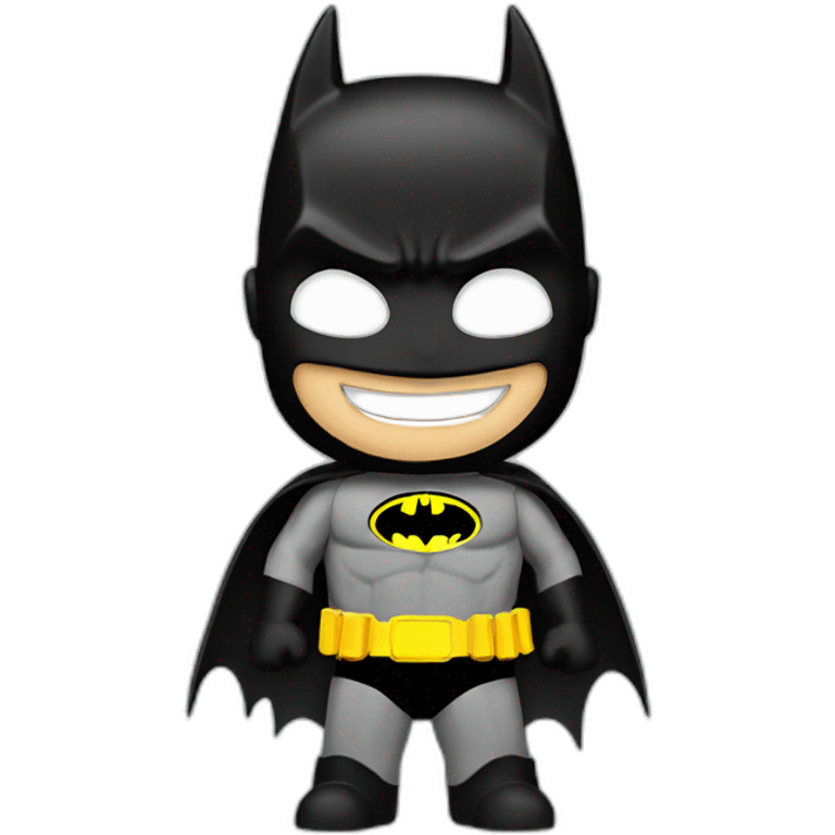 batman superhero smiling emoji