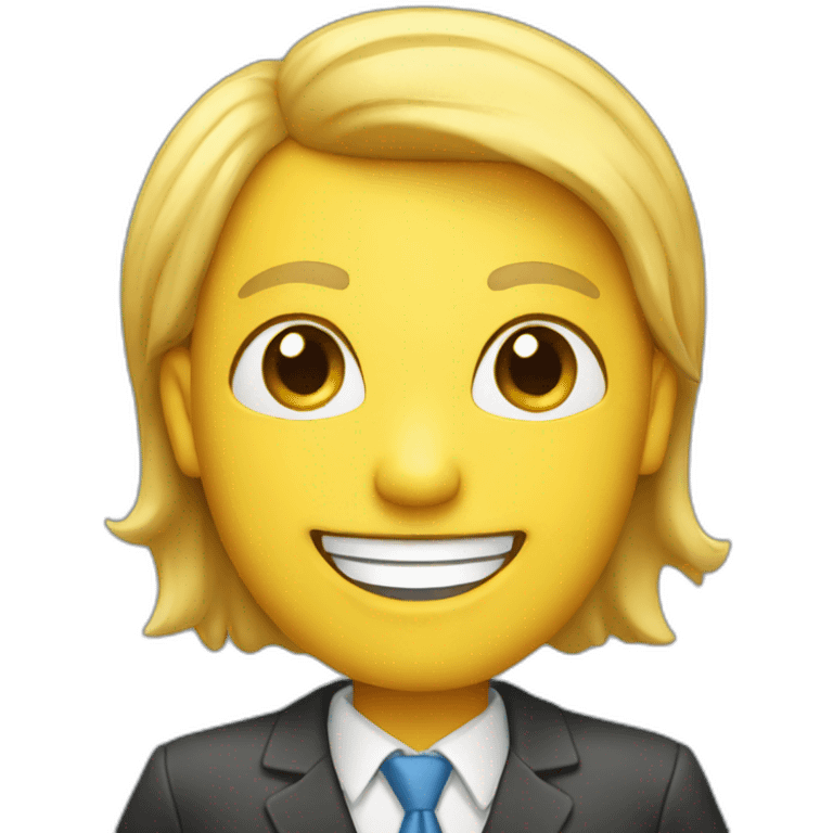 an HR Executive with big smile emoji