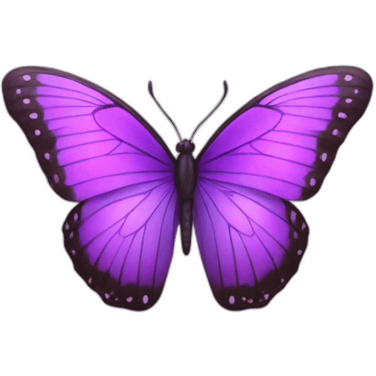 Butterfly purple emoji