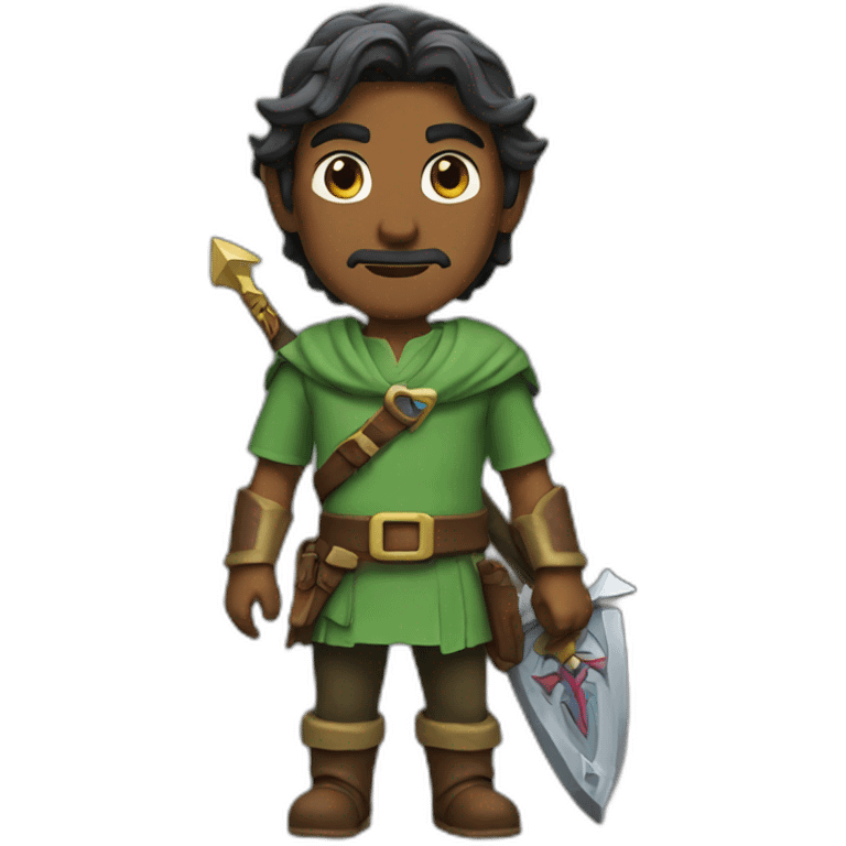 Man play zelda emoji