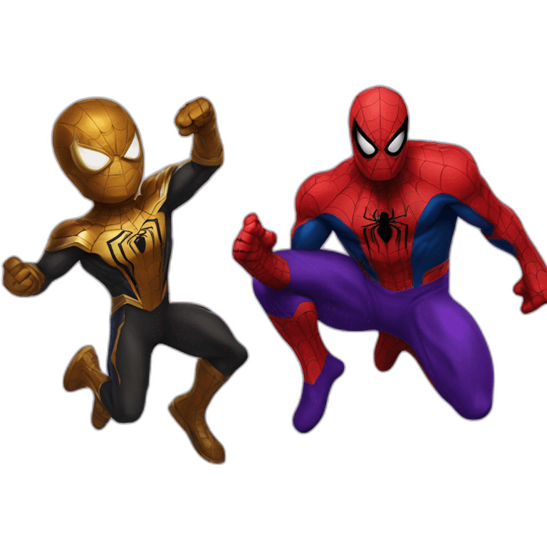 Spiderman vs thanos emoji