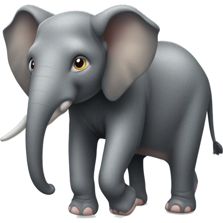 elefante encima de un ratón  emoji