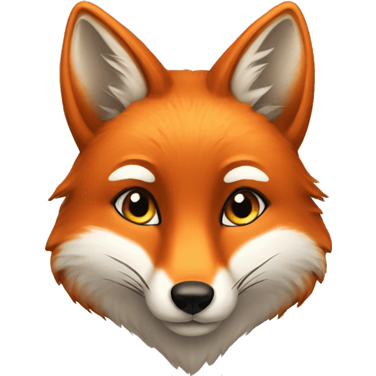 Fox in love emoji