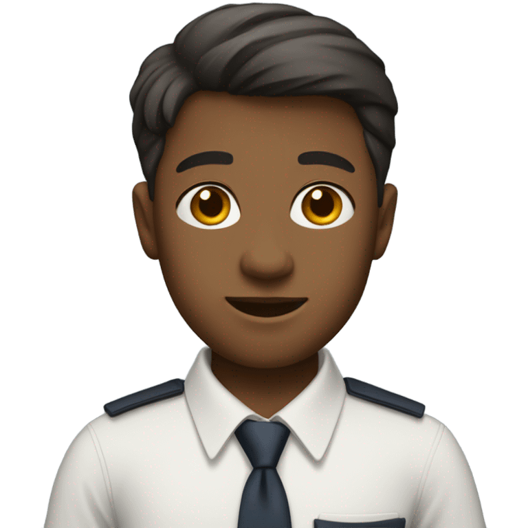 A boy in school uniform emoji