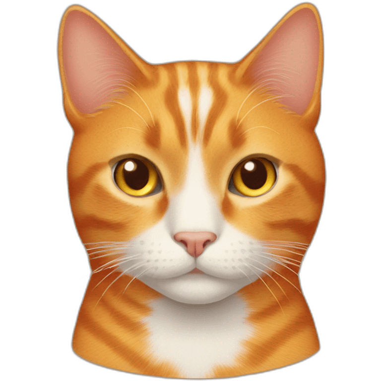 orange cat with freckles emoji