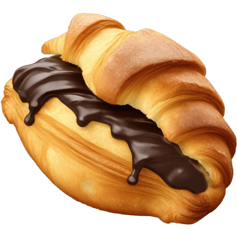 chocolate croissant  emoji