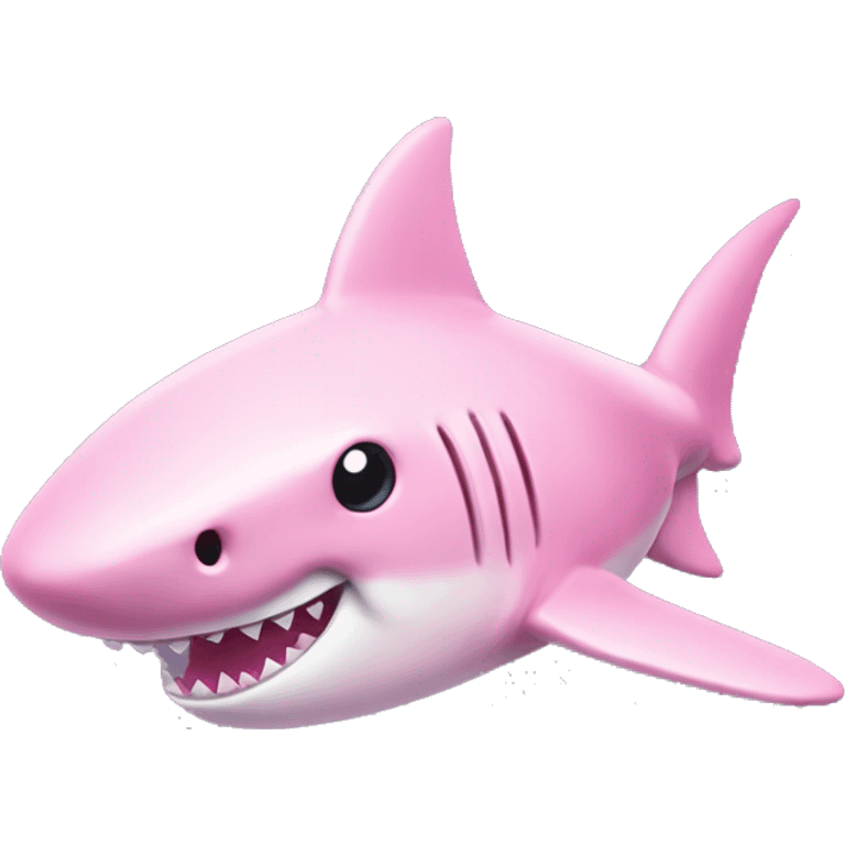 Baby pink hammer head shark emoji