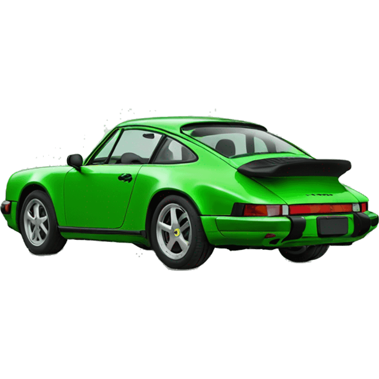 Green Porsche  emoji