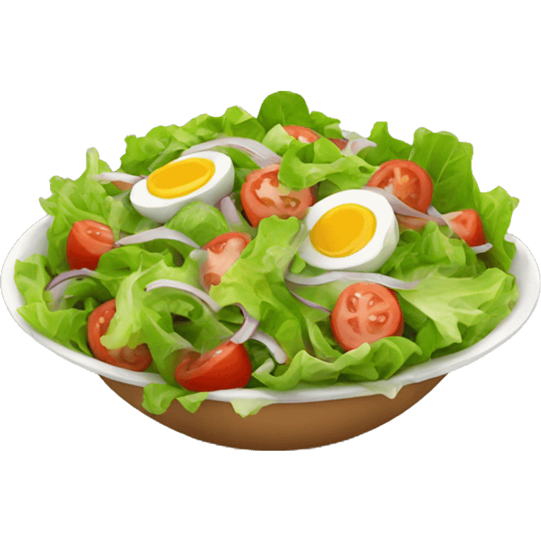 big salad food  emoji