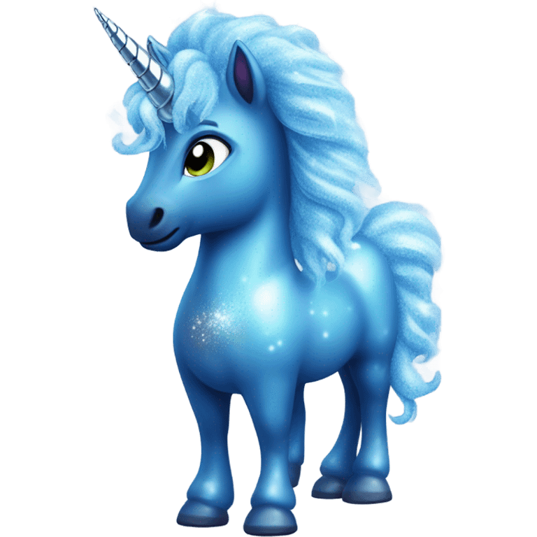 Blue buffalo unicorn  emoji