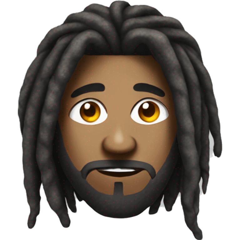 Nonchalant Dreadhead  emoji