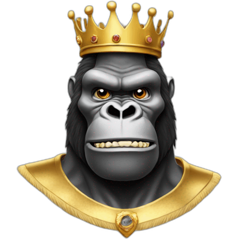 King kong with crown emoji