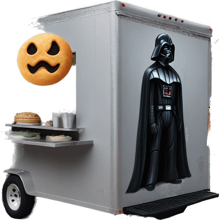 Realistic Darth Vader’s haunted dream house built on food truck  emoji